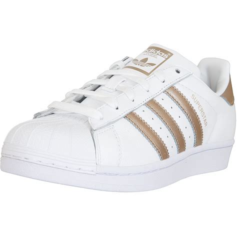 adidas damen superstar w fitnessschuhe weiß blanco 000|Adidas Originals Women's Superstar Shoes.